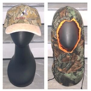 Camouflage Hats Daystone baseball and Trailcrest BALACLAVA Fleece